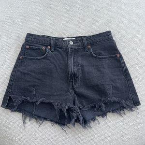 Zara Black Denim Shorts